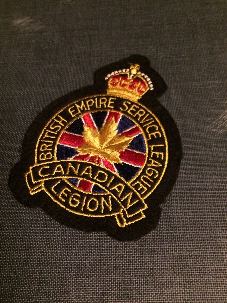 WWII CANADIAN LEGION uniform / FLIGHT JACKET PATCH WW2
