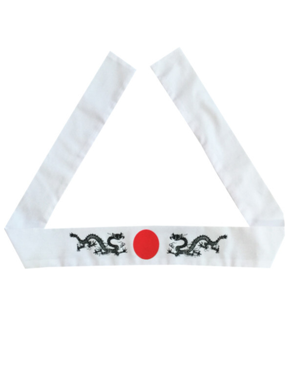 DRAGON Japanese Headband Hachimaki Martial Arts Sports Hibachi chef headband NEW
