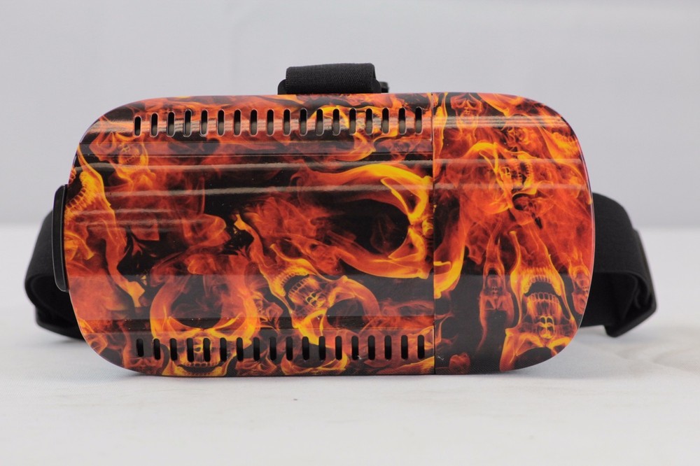 Flaming Skulls VR Headset for Smartphone iphone google android samsung LG