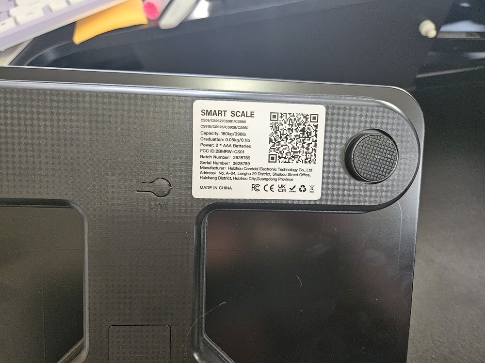 smart scale for body weight