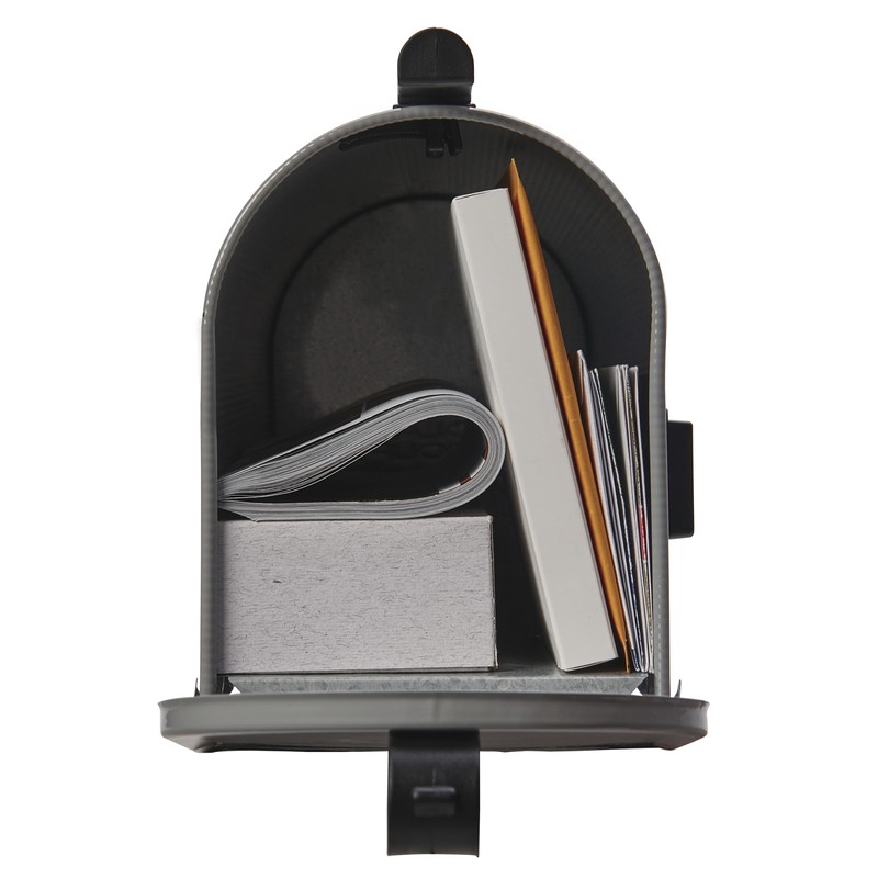 Gibraltar Mailboxes Grayson Classic Galvanized Steel Post Mount Mailbox (2-pack)