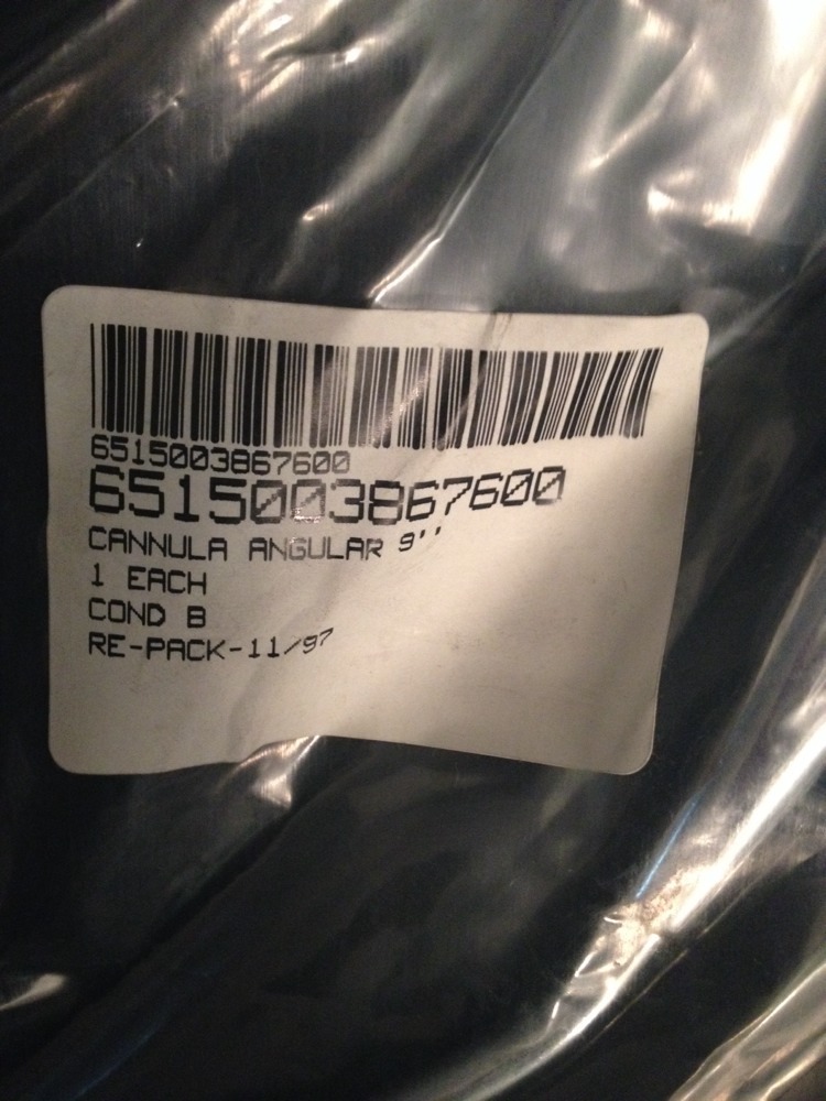 NEW SOLWAY Angular Cannula 9" Long Laryngeal Yankauer