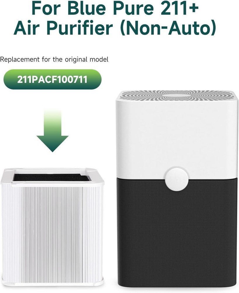 For Blue Pure 211+ Replacement Filter Particle + Activated Carbon Filter US US