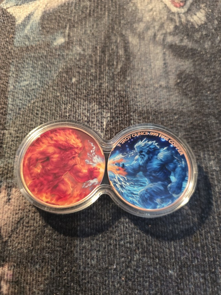 Fire And Ice Infinity Copper 2  1 Oz Copper Coins