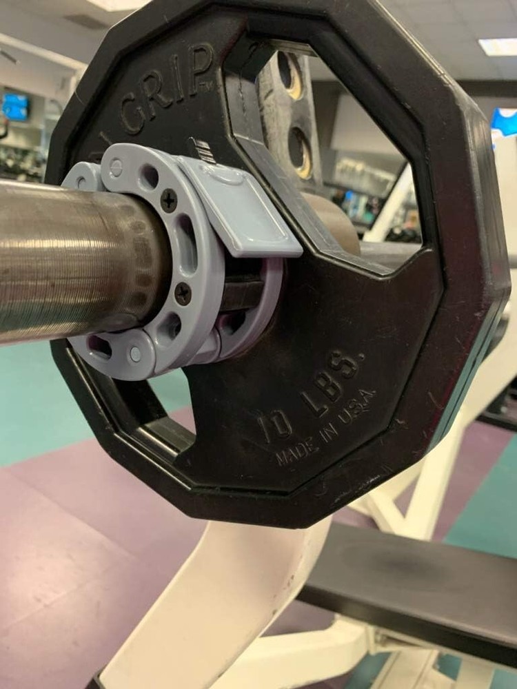 Durable 2-Inch Olympic Barbell Collars with Quick Release for Efficient Lifting