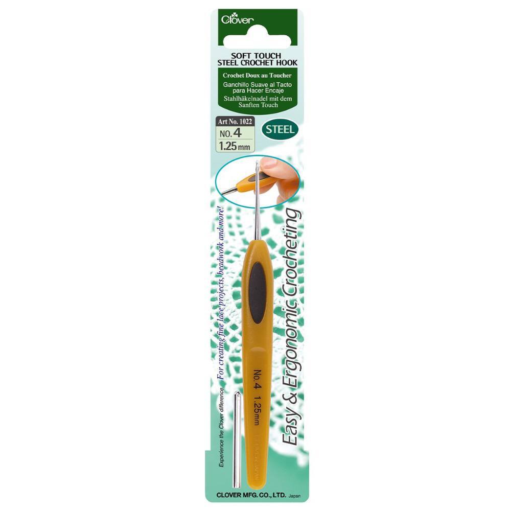 Clover, Soft Touch Steel Crochet Hook