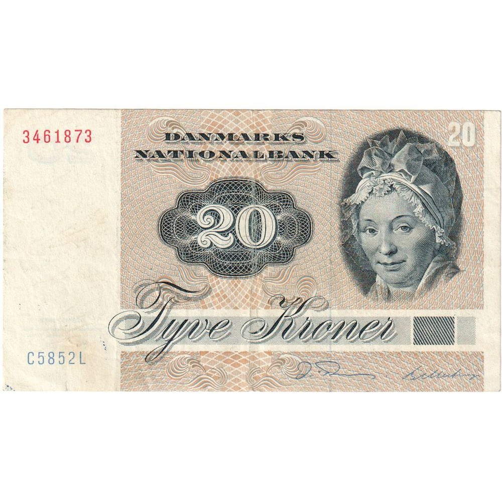 [#232702] Denmark, 20 Kroner, AU
