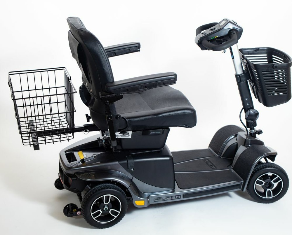 Rear Basket Accessory for Pride Mobility Scooter Sturdy Center-Support