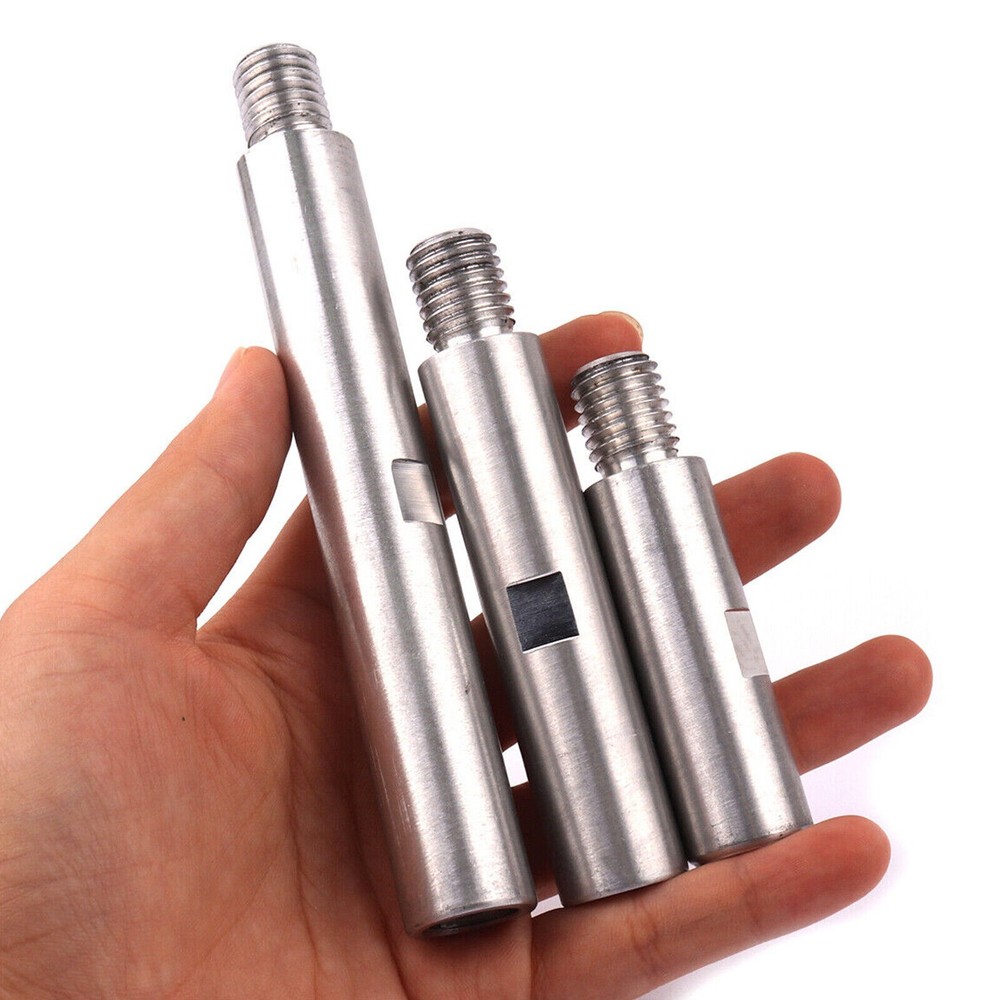 3pcs/set Angle Grinder Extension Shaft M14 Thread Connecting Rotary Rod