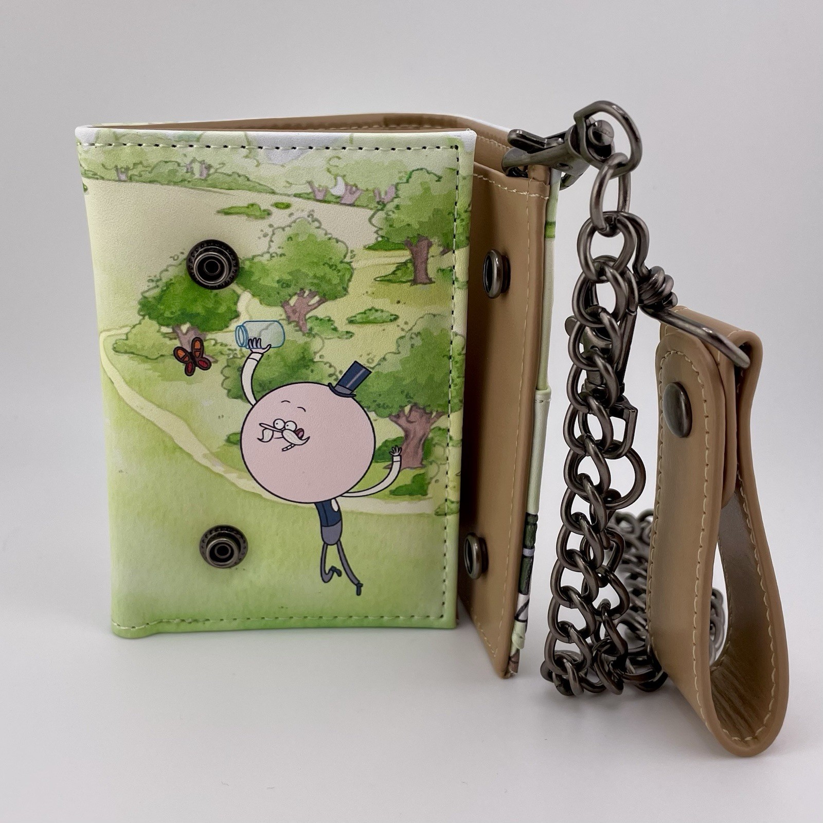 Regular Show Trifold Wallet With Chain Mordecai And Rigby