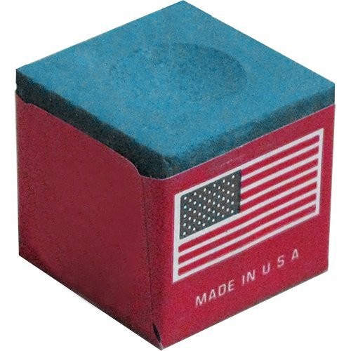 Master Billiard/Pool Cue Chalk Box, 12 Cubes Blue
