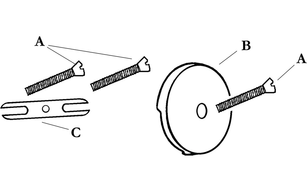 Single Hole Overflow Plate with Conversion Bracket for Bathtub Drain 89052