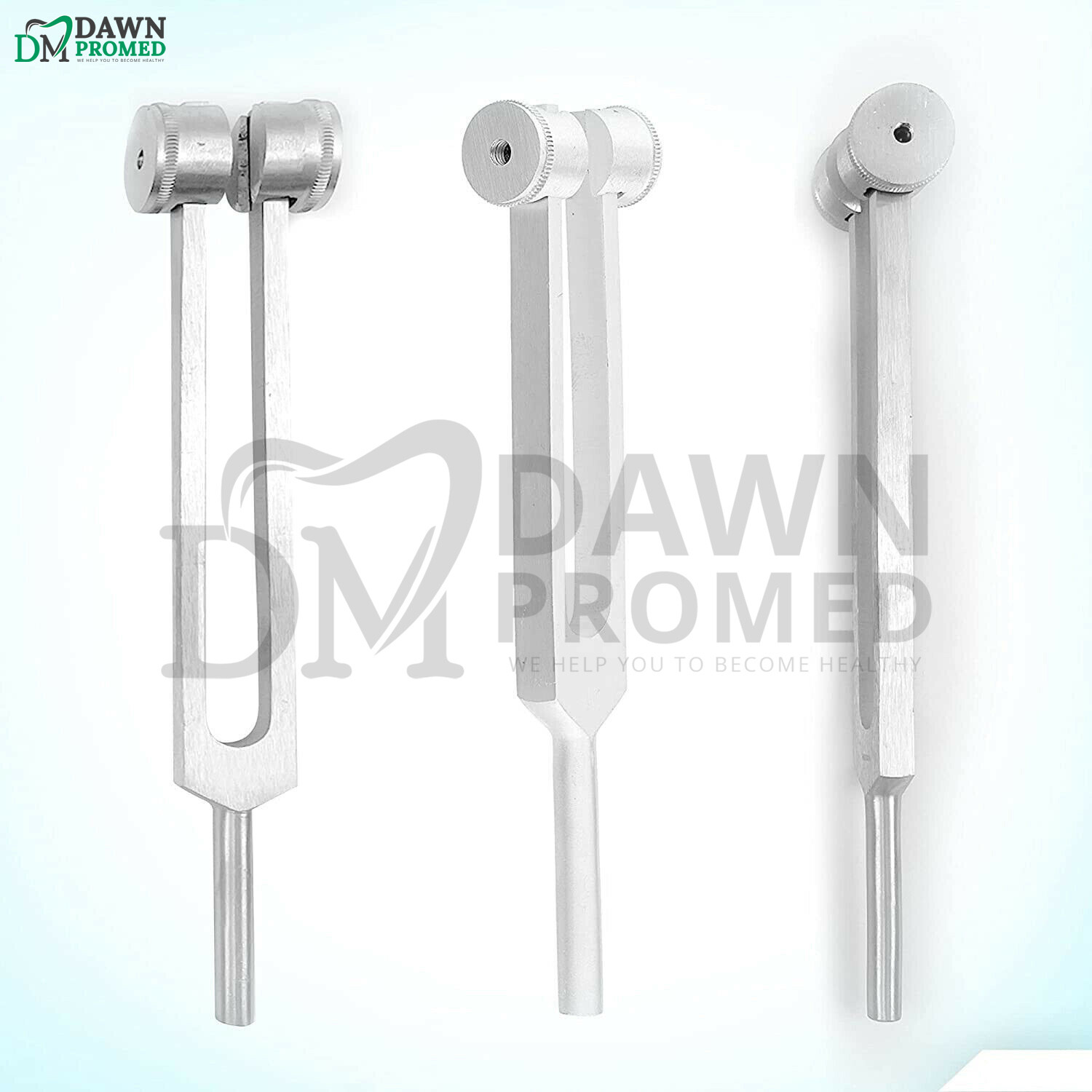 Tuning Fork Set of 3 Healing Therapy Medical Surgical Diagnostic Inst German Gr