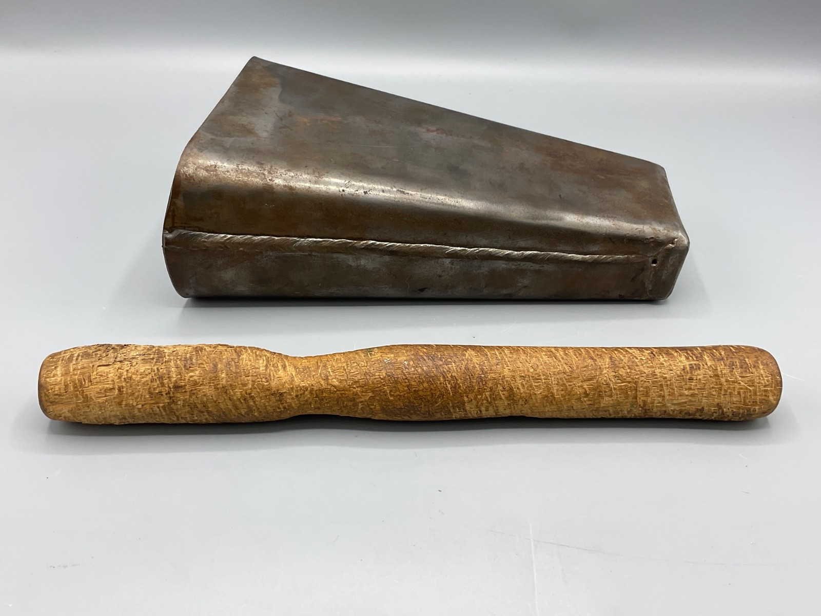 Vintage JCR Percussion Cowbell Bronx NY by J.C.R. with Stick