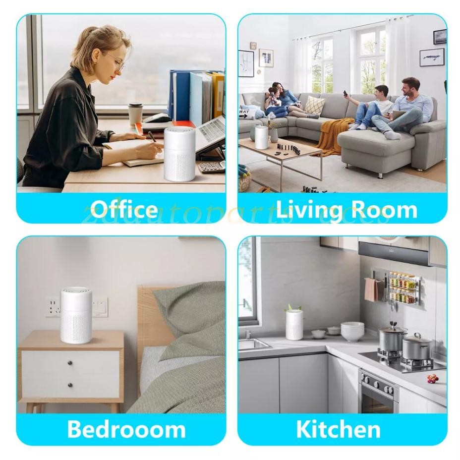 Home HEPA Air Purifier Large Room Air Cleaner for Allergies Smoke Mold Odor Dust