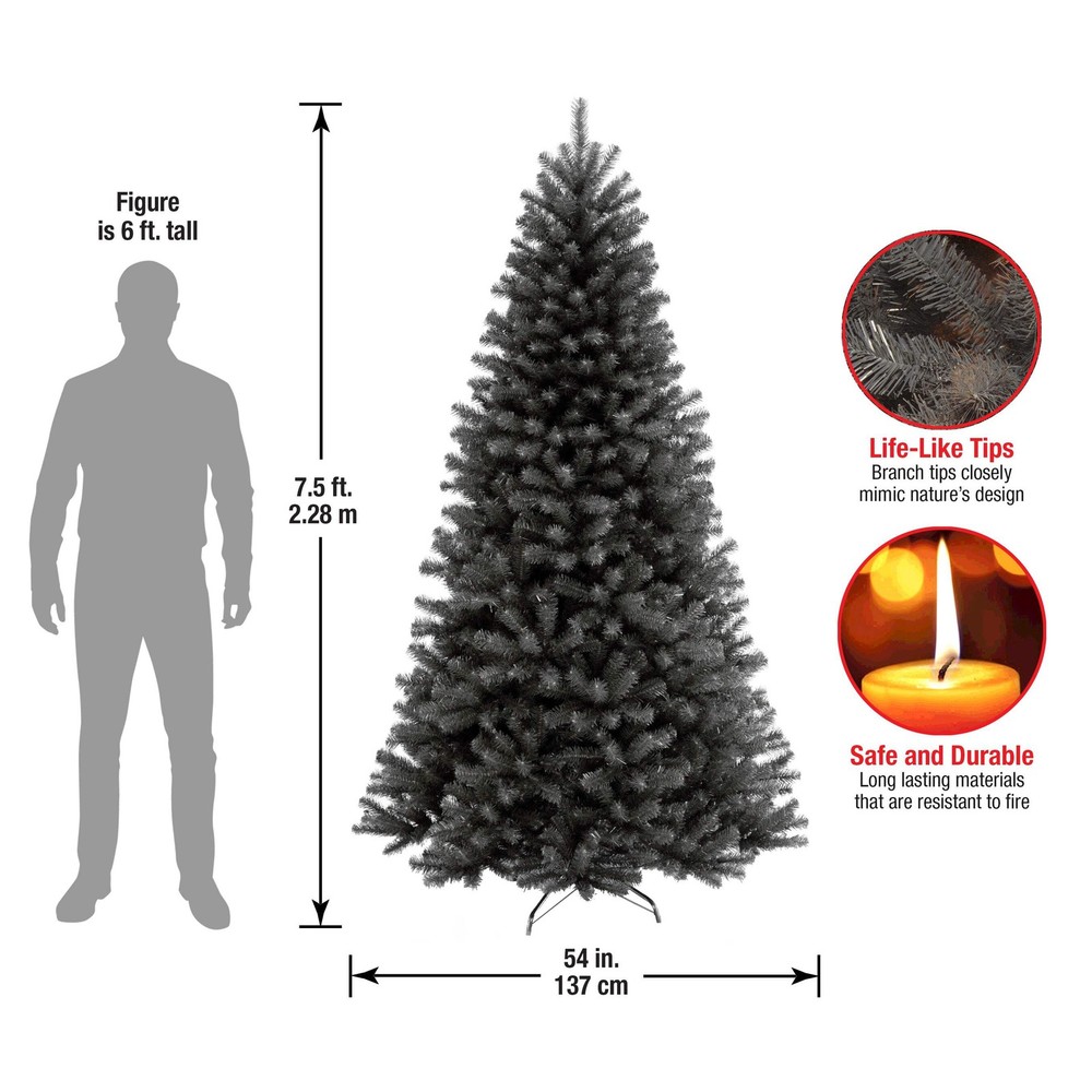 7.5 ft. North Valley Spruce Black Tree