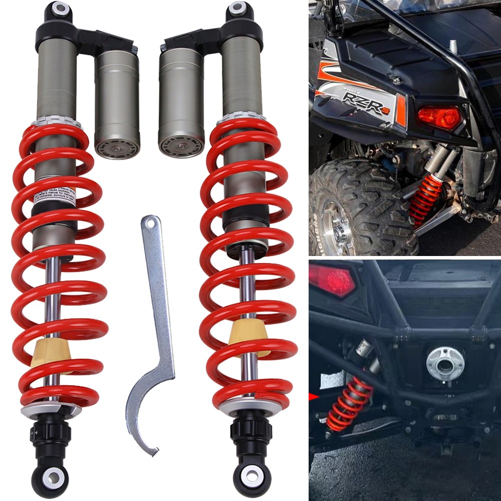 STAGE 5 ADJUSTABLE REAR AIR SHOCKS ABSORBERS FOR POLARIS RZR 800 S EFI 2009-2014