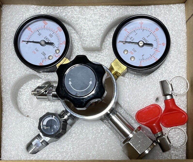 Keg CO2 Regulator 0-60psi NOB