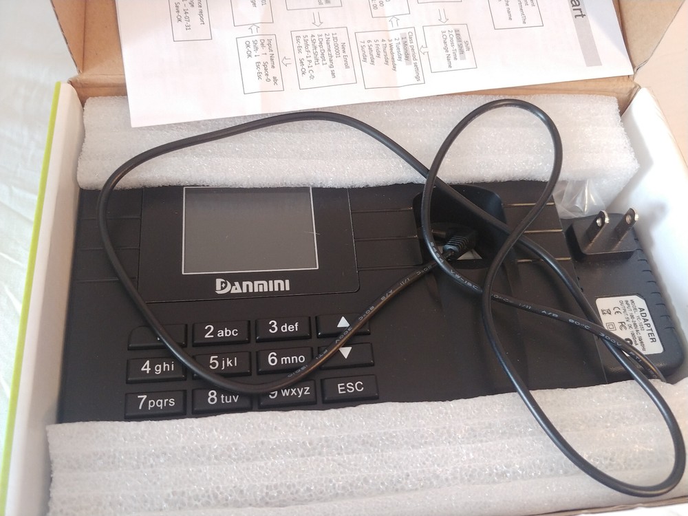 DANMINI 2.4G Biometric Fingerprint Timeclock