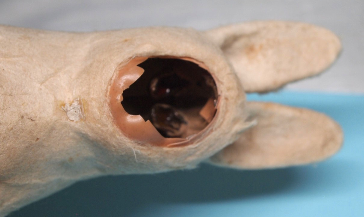 Vtg Easter Bunny Cotton Body for repair Japan Germany