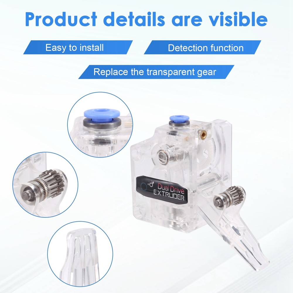 Transparent Extruder for Vyper, 3D Printer Accessory 3D Printer6146