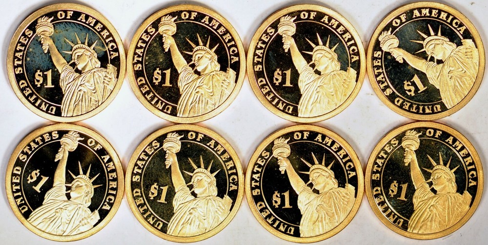 Complete Set Presidential Dollars Proof K9040