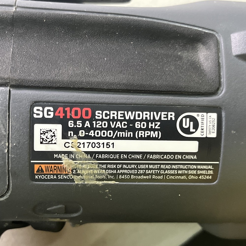 Senco SG4100 Screwdriver Corded Tool