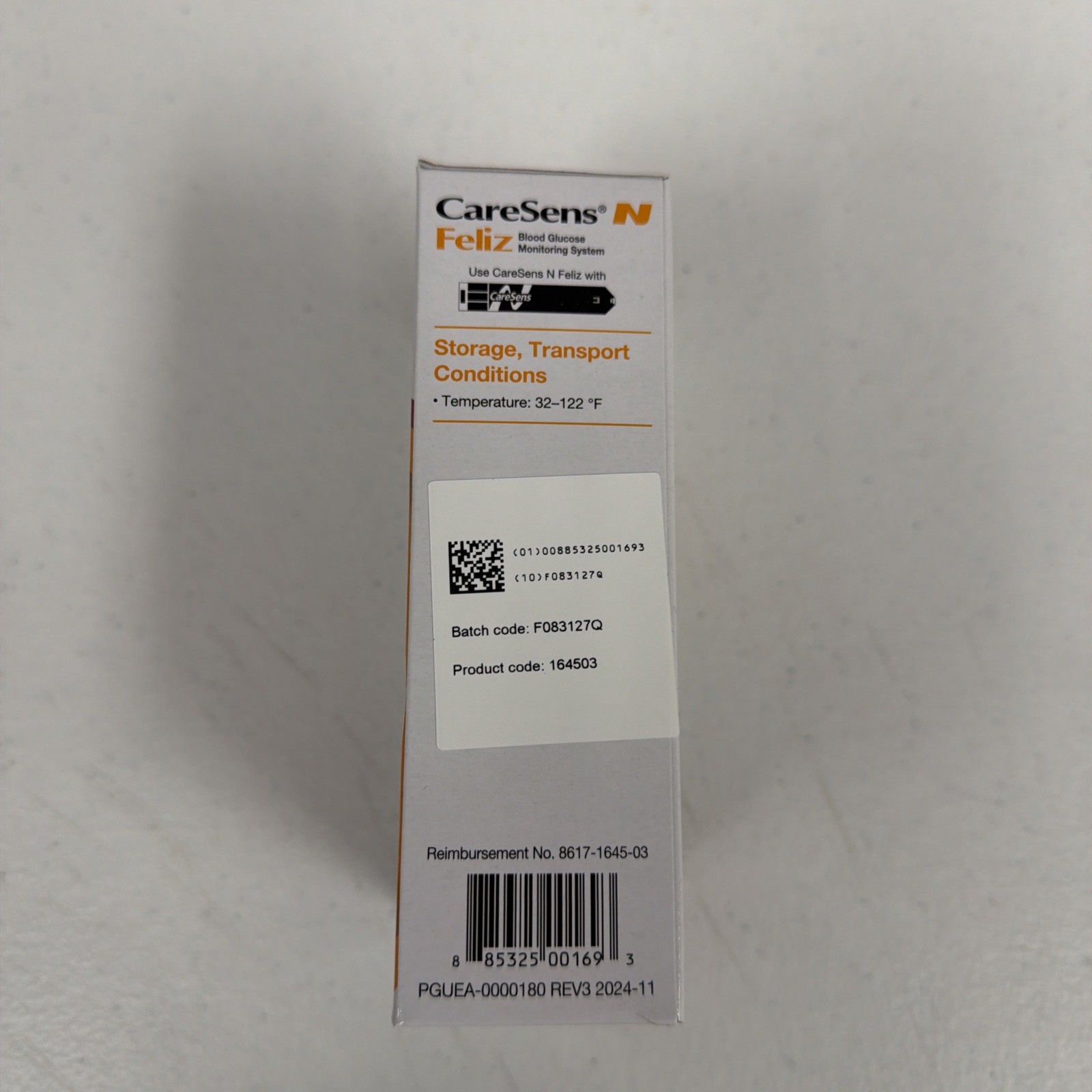 Caresens N Blood Glucose Monitoring Meter (Auto Coding) - 1 Diabetes Blood