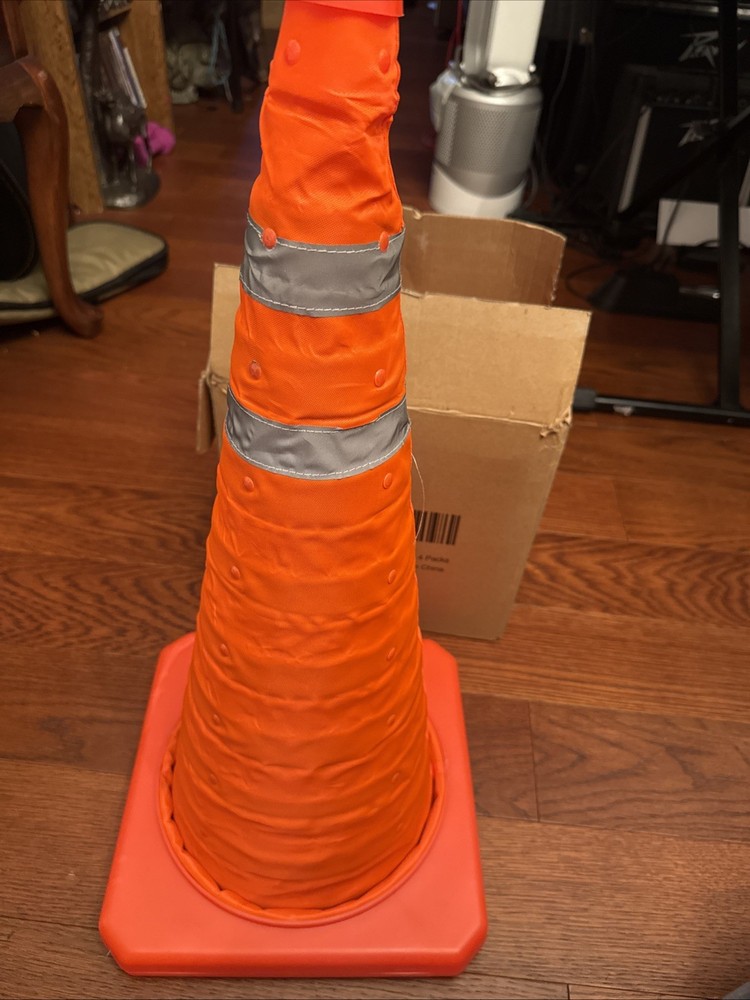 collapsible safety cone (2) 25”