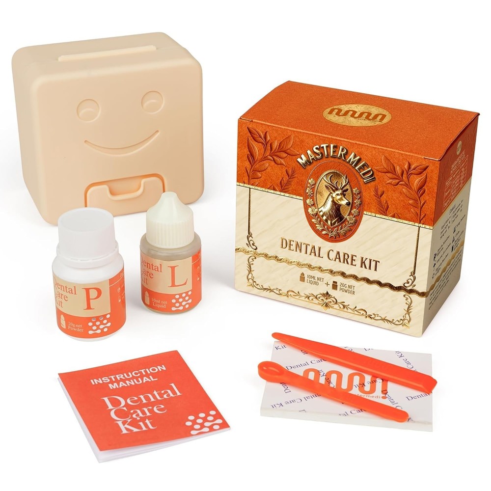 Comprehensive Dental Care Kit for Instant Tooth Repairs - Self-Curing Solution