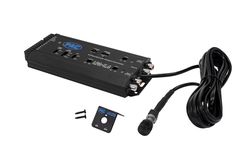 PAC Amplifier Integration Solution for 2013-2023 Dodge Jeep Ram LPHCH41+LPA-E.4