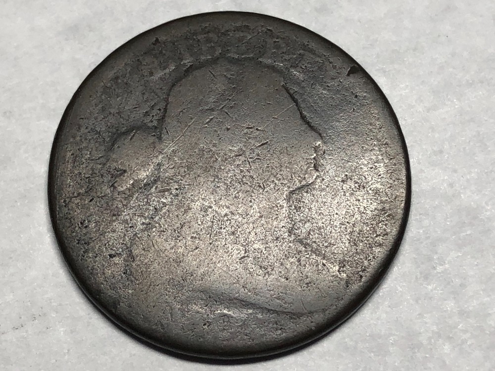 1802 Draped Bust large cent. AG, weak date. #ed4