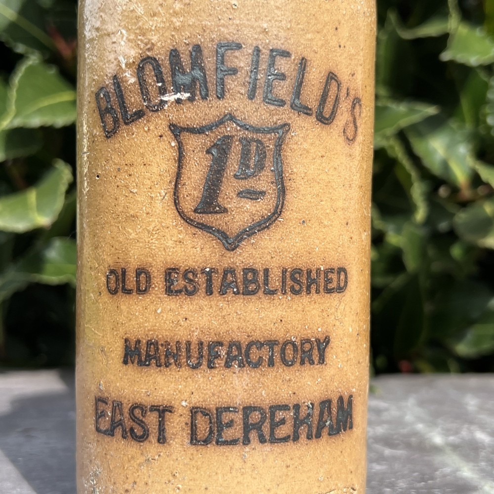 Blomfield's East Dereham Old Ginger Beer Bottle Rustic Kitchen Décor Stoneware