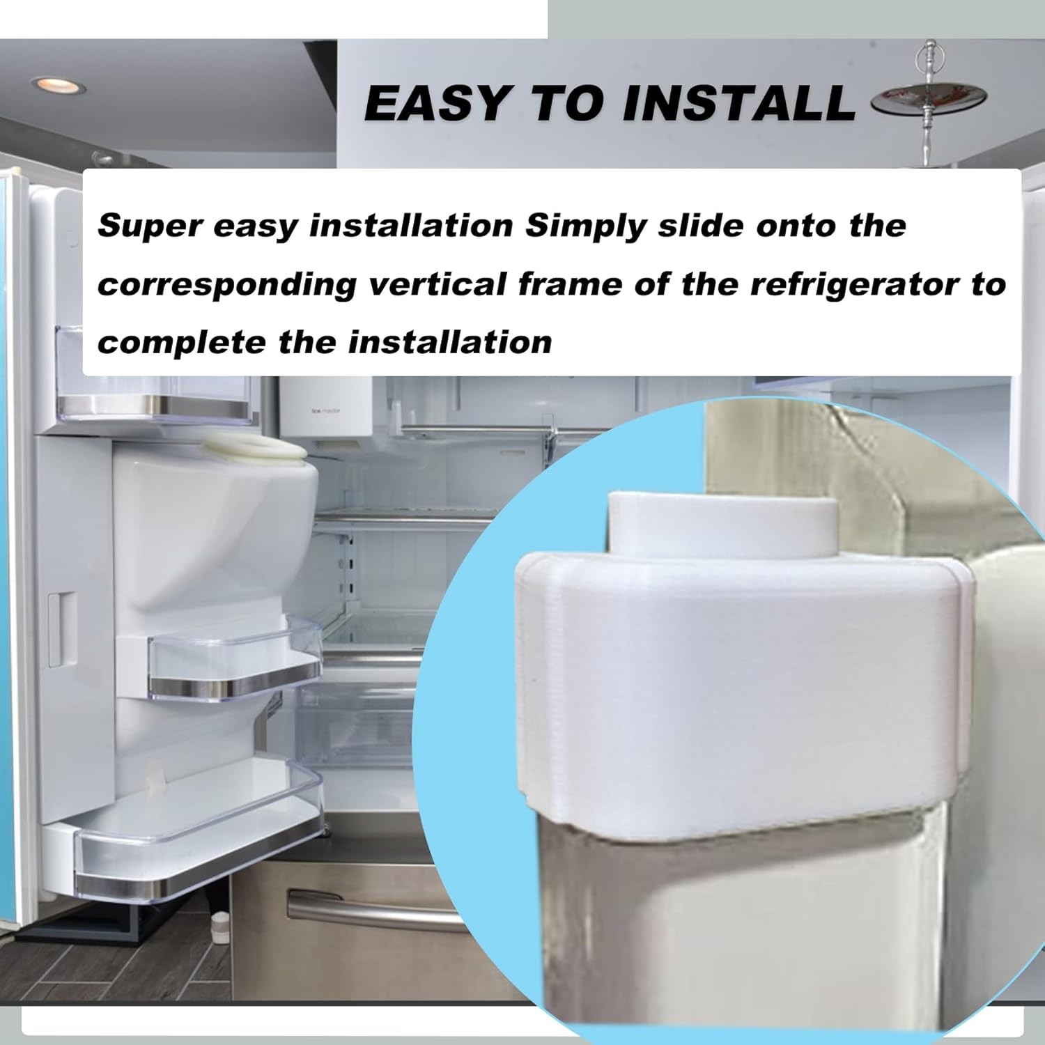 CCLINK Refrigerator Door Repair Parts Compatible With Samsung white