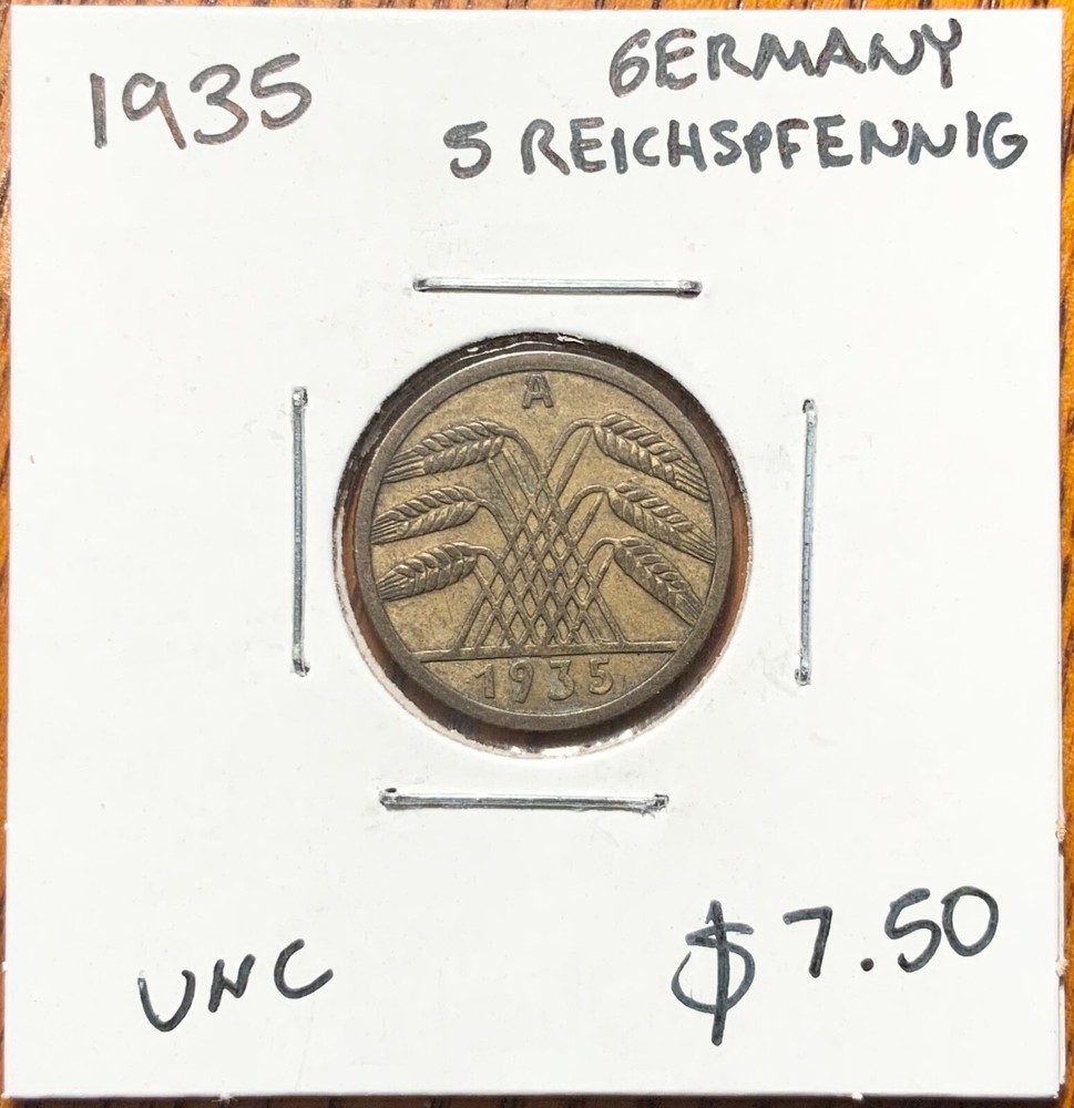 1935 Germany 5 Reichspfennig