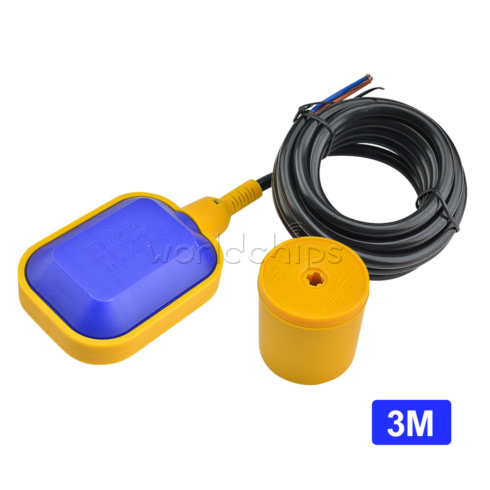 Float Switch Automatic Water Level Controller 16A with 1/2/3/4/5m Cable Sensor
