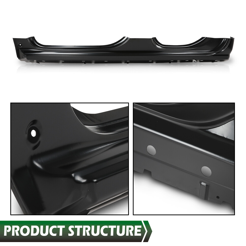 Fit For 14-18 Chevry Silverado GMC Sierra Extended Cab Rocker Panel Left+Right