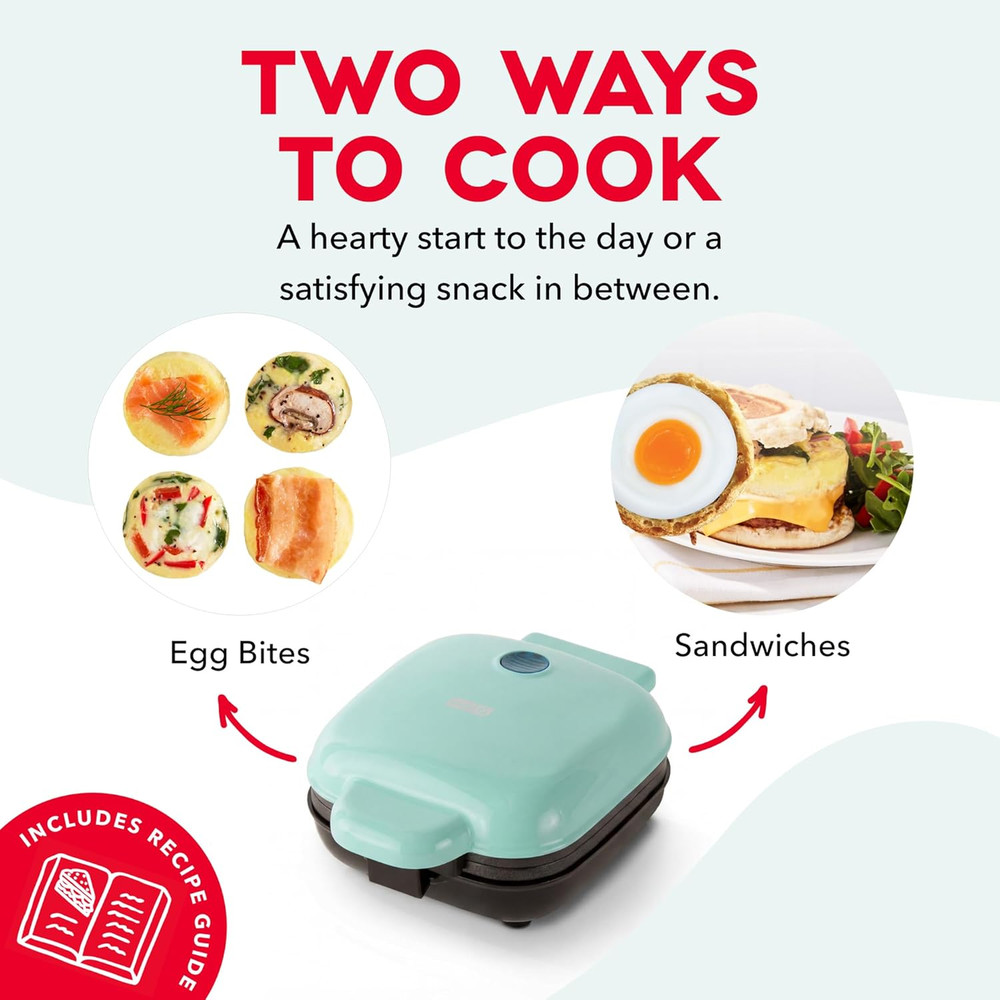 Deluxe Egg Bite Maker - Electric Egg Bite Maker for Healthy Protein Snacks - Qui