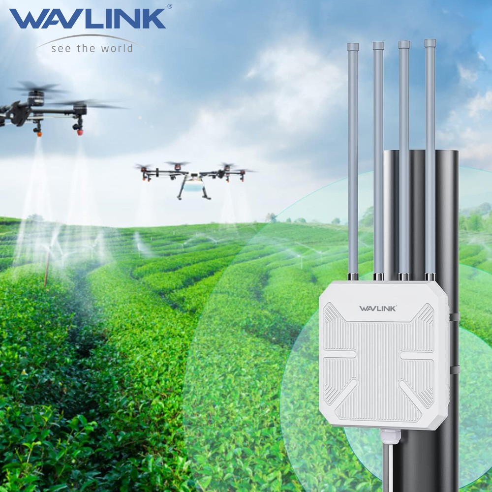 AX1800 Outdoor WiFi 6 Extender Long Range Wireless Router Repeater for Yard Park