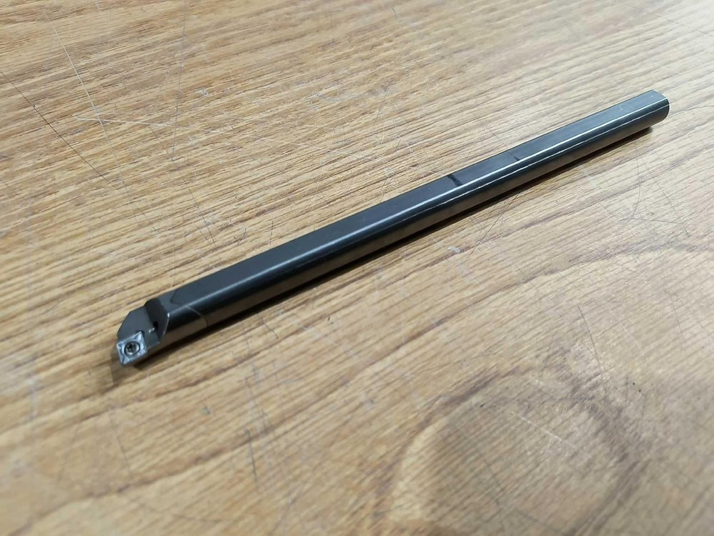 Seco E08-SCLCR-2 Solid Carbide Indexable Boring Bar, 1/2", 8" OAL, CCMT Inserts