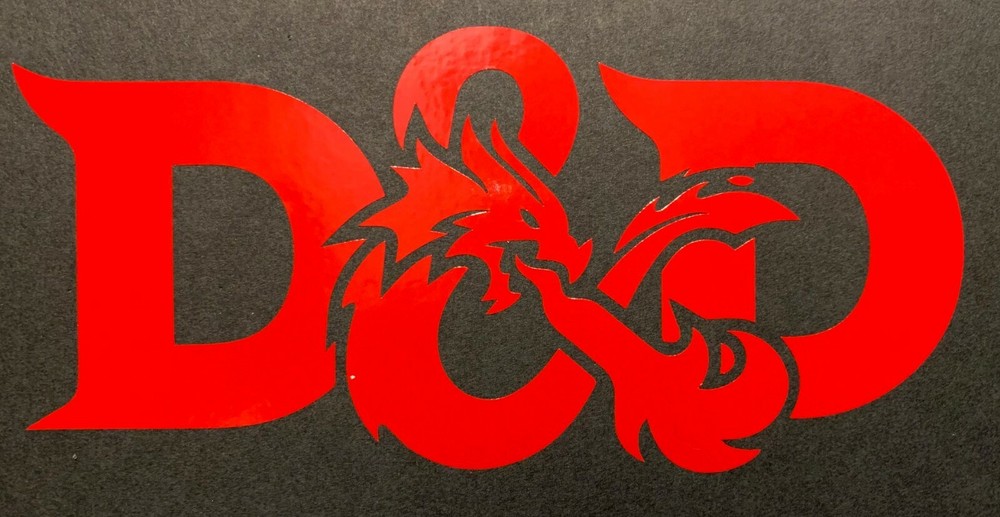 Dungeons & Dragons D&D Logo Car Decal
