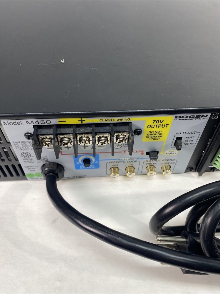 Bogen M-Class M450 - amplifier