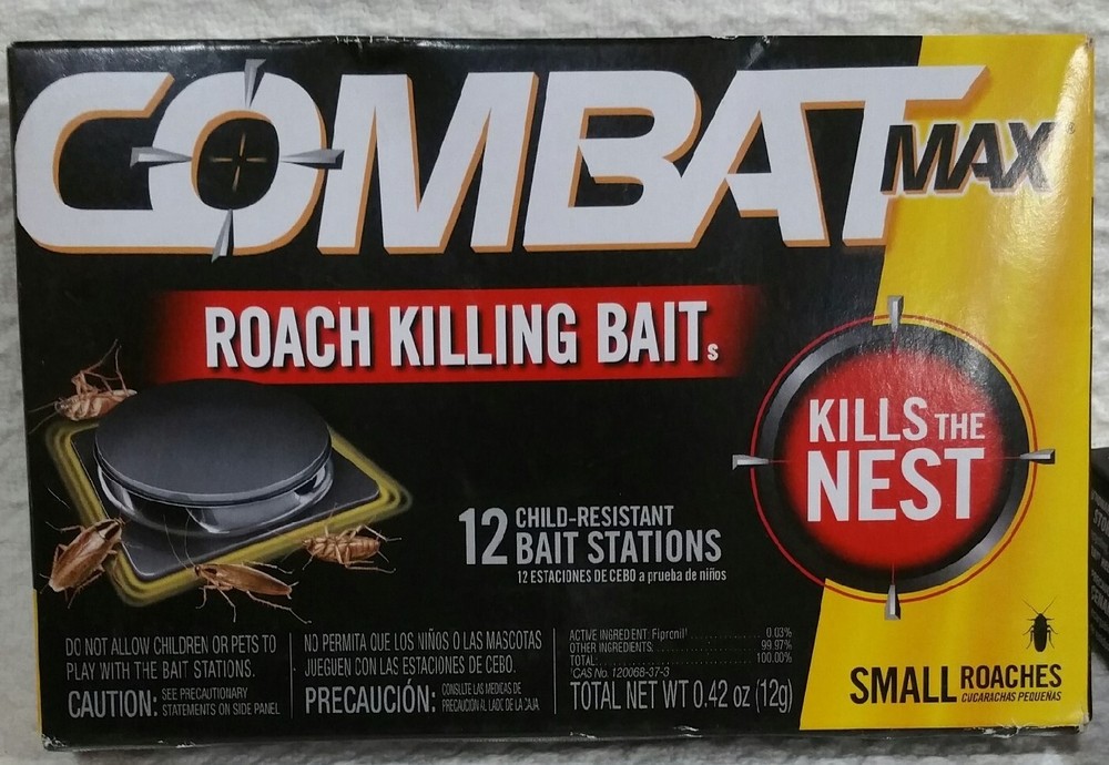 Combat Max Roach Killing Baits - 12 Count