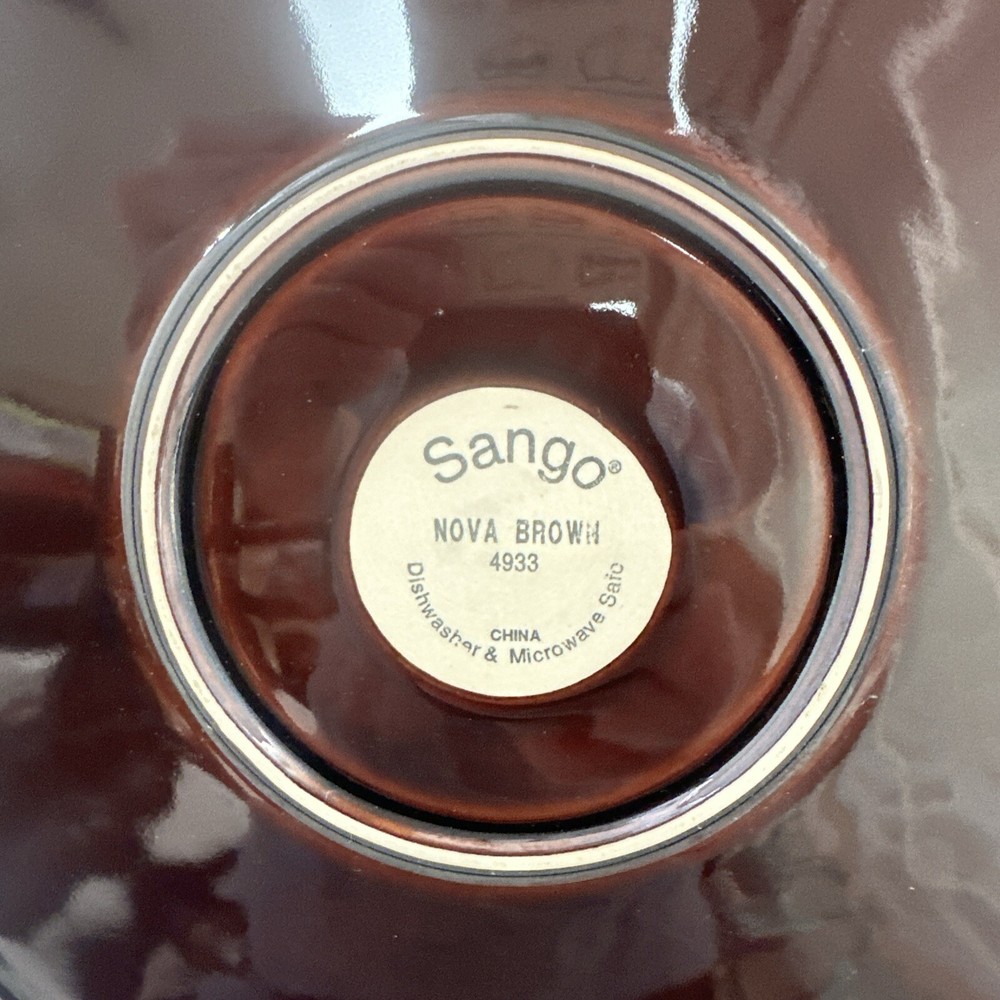 Sango Nova Brown 14" Serving Platter 4933-14