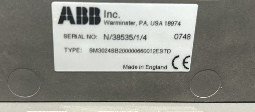 ABB SM3000 ScreenMaster Graphic Recorder Untested