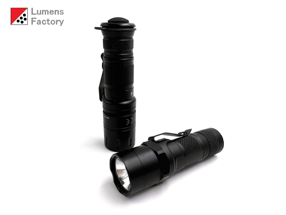 E1e Style 18350 Clipped Body. Surefire E Compatible. E1e E1L E1B. HA3 Black