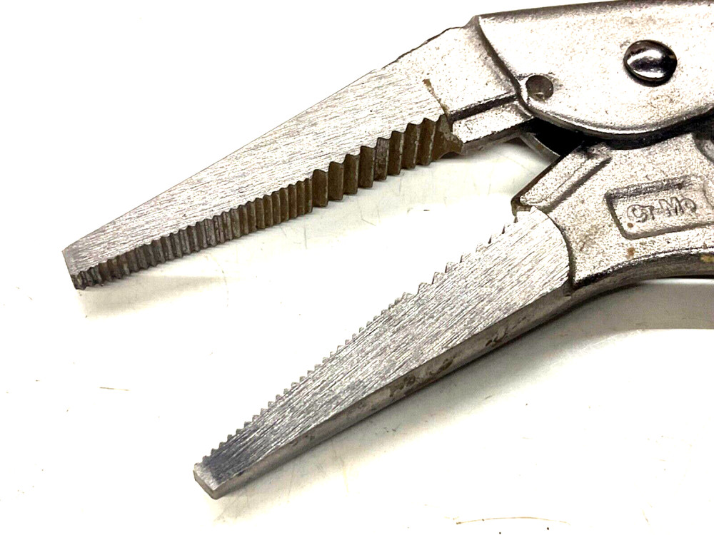 MASTERHAND 8” LOCKING LONG NOSE PLIERS