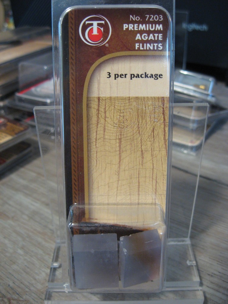 Thompson Center Muzzleloader 3 Premium Agate Flints For T/C Flint Locks 7203