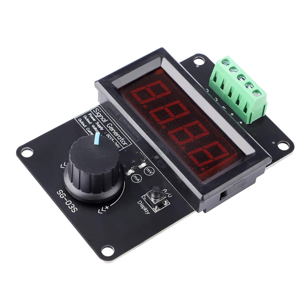 Versatile Adjustable Signal Generator: 4-20mA & 0-10V Output for Easy Testing