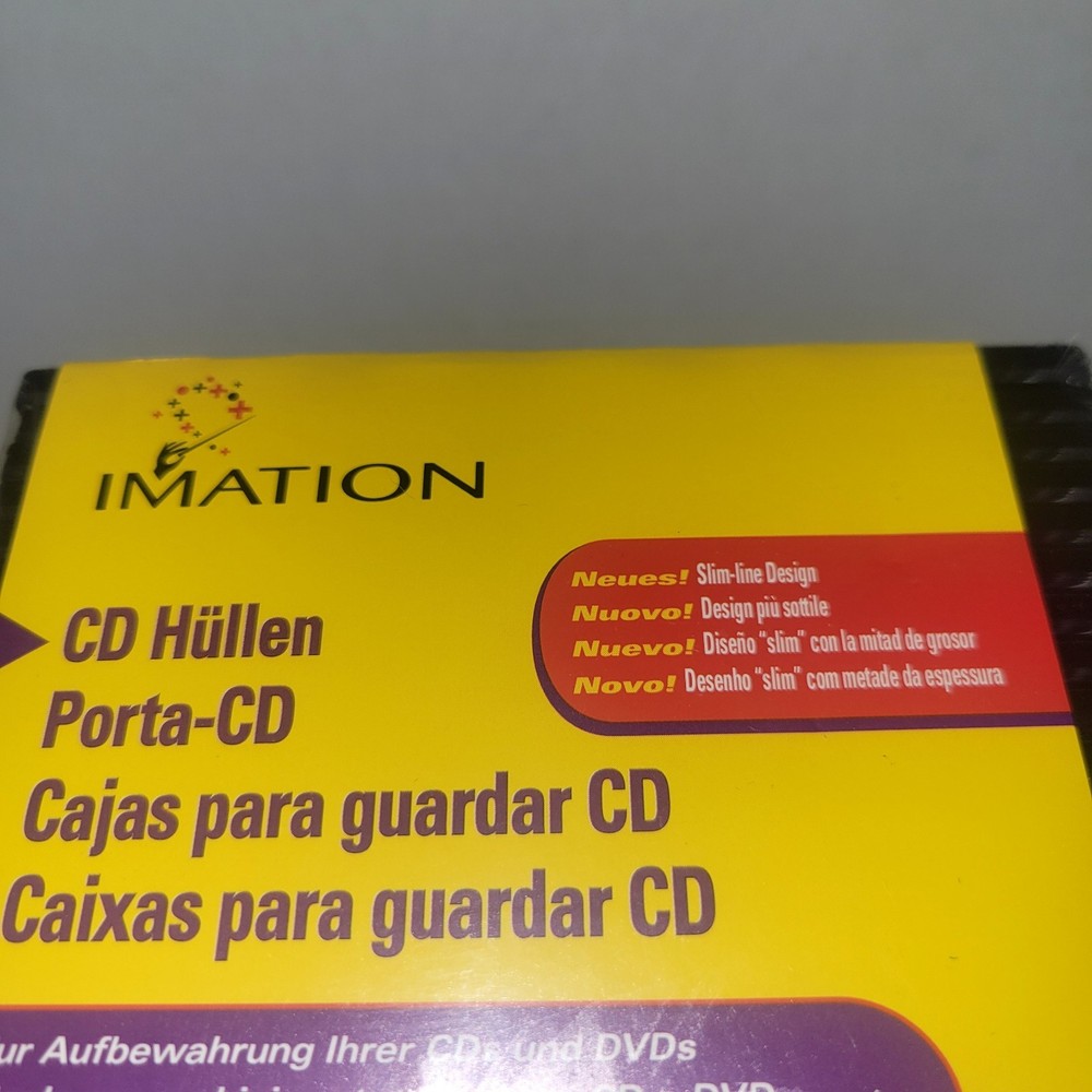 Imation CD or DVD Storage Cases 25 Cases NIB
